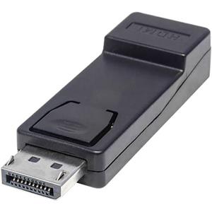 Manhattan 151993. Aansluiting 1: DisplayPort, Aansluiting 2: HDMI, Contact geleider materiaal: Goud. Kleur van het product: Zwart