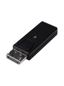 Digitus DisplayPort / HDMI Adapter [1x DisplayPort stekker - 1x HDMI-bus] Zwart Afgeschermd (dubbel), Afsluitbaar, Geschikt voor HDMI