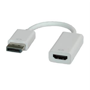 Roline ITB RO12.03.3134. Aansluiting 1: DP, Aansluiting 2: HDMI. Kleur van het product: Zwart
