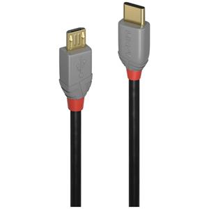 Lindy 36891. Lengte snoer: 1 m, Aansluiting 1: USB C, Aansluiting 2: Micro-USB B, USB-versie: 2.0, Maximale overdrachtssnelheid van gegevens: 480 Mbit/s, Contact geleider materiaal: Koper, Kleur van h