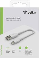 belkin BOOST CHARGE - USB-kabel - USB-C (M) naar USB (M) - 15 cm - wit