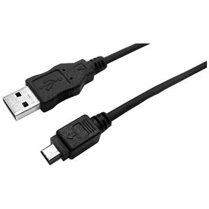 logilink USB 2.0 Kabel, USB-A - Mini USB-A Stecker, 3,0 m