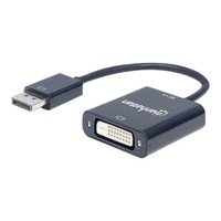 Manhattan DisplayPort 1.2a auf DVI-Adapter, DisplayPort 1.2a-Stecker auf DVI-D-Buchse, aktiv, 23