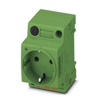 phoenixcontact Phoenix Contact EO-CF/PT/LED/F/GN Contactdoos Groen 250 V/AC (l x b x h) 60 x 45 x 75 mm Piece 5 stuk(s)