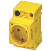 phoenixcontact Phoenix Contact EO-CF/UT/LED/F/YE Contactdoos Geel (l x b x h) 60 x 45 x 75 mm 5 stuk(s)