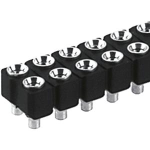 fischerelektronik Fischer Elektronik Female header (precisie) Aantal rijen: 2 Aantal polen per rij: 20 MK 220 SMD/ 40 1 stuk(s)