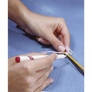 trucomponents TRU COMPONENTS TE-6259184 Kabelmarkering Markeringsvlak: 20 x 13 mm Natuur 1 stuk(s)