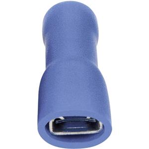 Vogt AG Verbindungstechnik 3945 Huls voor platte stekker Insteekbreedte: 6.3 mm Insteekdikte: 0.8 mm 180 ° Volledig geïsoleerd Blauw 1 stuk(s)