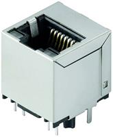 Weidmüllerler Buchse, Einbau vertikal RJ45M R1V 1.9N4YG/YG TY Silber, Schwarz 2562140000 240St.