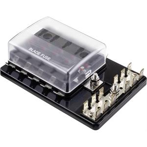 trucomponents TRU COMPONENTS KFZ-Sicherungshalter mit Statusanzeige Passend für Flachsicherung Standard 30A 32 V/