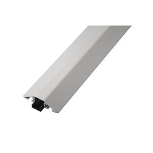 Kabelbrug van aluminium, l x b x h = 1500 x 80 x 20 mm, lichtgrijs, VE = 4 stuks