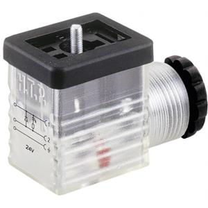 HTP Ventilstecker Transparent Pole:2 + PE Inhalt: 1St.