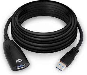 ACT AC6105 USB Verlengkabel - USB Booster USB 3.2. Gen 1 - 5 meter
