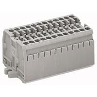 WAGO 869-203 Durchgangsklemme Federklemme Grau 100St.
