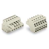 WAGO Buchsengehäuse-Kabel 721 Polzahl Gesamt 6 Rastermaß: 5mm 721-2106/026-000/134-000 50St.