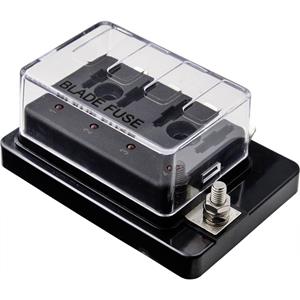 trucomponents TRU COMPONENTS KFZ-Sicherungshalter mit Statusanzeige Passend für Flachsicherung Standard 30A 32 V/