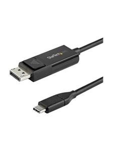 startech .com 6ft (2m) USB C to DisplayPort 1.2 Cable 4K 60Hz - Reversible DP to USB-C / USB-C to DP Video Adapter Monitor Cable HBR2/HDR - USB/DisplayPort-kabel - USB-C (M) naar DisplayPort (V) - USB 3.1 / Th