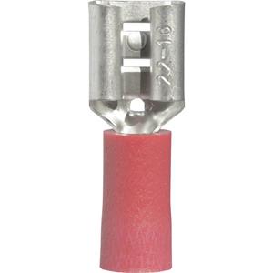 Vogt AG Verbindungstechnik 3903 Huls voor platte stekker Insteekbreedte: 6.3 mm Insteekdikte: 0.8 mm 180 ° Deels geïsoleerd Rood 1 stuk(s)