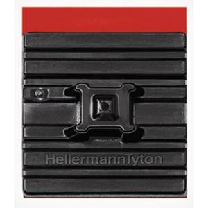 hellermanntyton FMB4APT-I-PA66HS-BK Befestigungssockel selbstklebend flexibler Sockel, 4fa