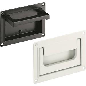 Rohde SK-79.S118.9005 Inklapbare schaalhandgreep Met snapraster Zwart (l x b x h) 130 x 20.5 x 91 mm 1 stuk(s)