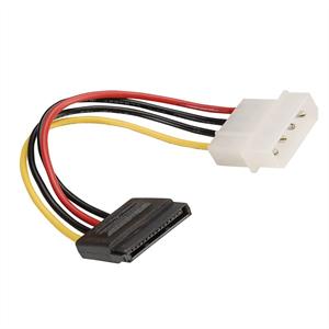 roline Festplatten Anschlusskabel [1x Molex 4pol Stecker - 1x SATA-Strom-Buchse 15pol.] 0.15m