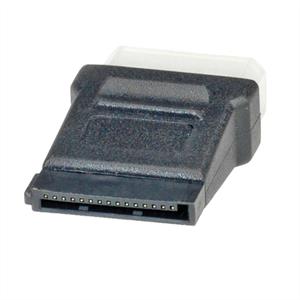 roline Festplatten Adapter [1x Molex 4pol Stecker - 1x SATA-Strom-Stecker 15pol.]