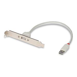 lindy USB PC Back Plate - USB-adapter - USB (V) naar USB (M) - 30 cm