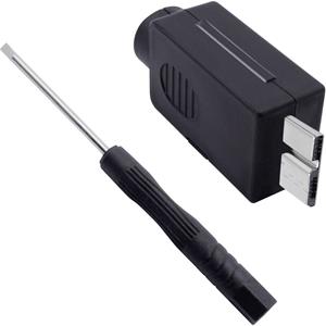 Micro-USB 3.0 modulaire stekker set, type B Stekker, recht 2001C212 Quadrios 1 stuk(s)