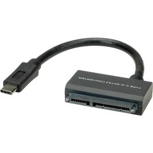 value Harde schijf Adapterkabel [1x USB-C stekker - 1x SATA-combi-bus 15+7-polig]