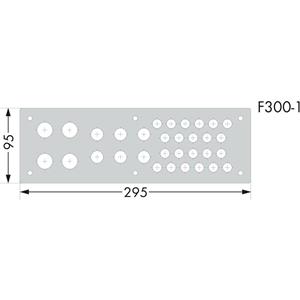 wago Flanschplatte (B x H) 295mm x 95mm 1St.