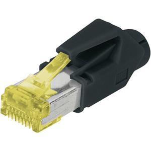 digitus CAT 6 RJ45 modulaire stekker, afgeschermd, incl. antikniktule Stekker, recht A-MO6 8/8 HRS 1 stuk(s)