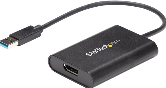 startech .com USB naar DisplayPort adapter - USB naar DP 4K video adapter - USB 3.0 - 4K 30Hz - multi monitor adapter - Externe video-adapter - MCT T6-688L