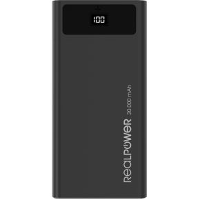 realpower PB-20k Powerbank Lithium 20000 mAh 306949