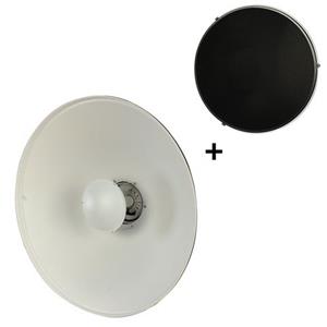 studioking Beauty Dish Wit SK-BD550W 55 cm met Honingraat