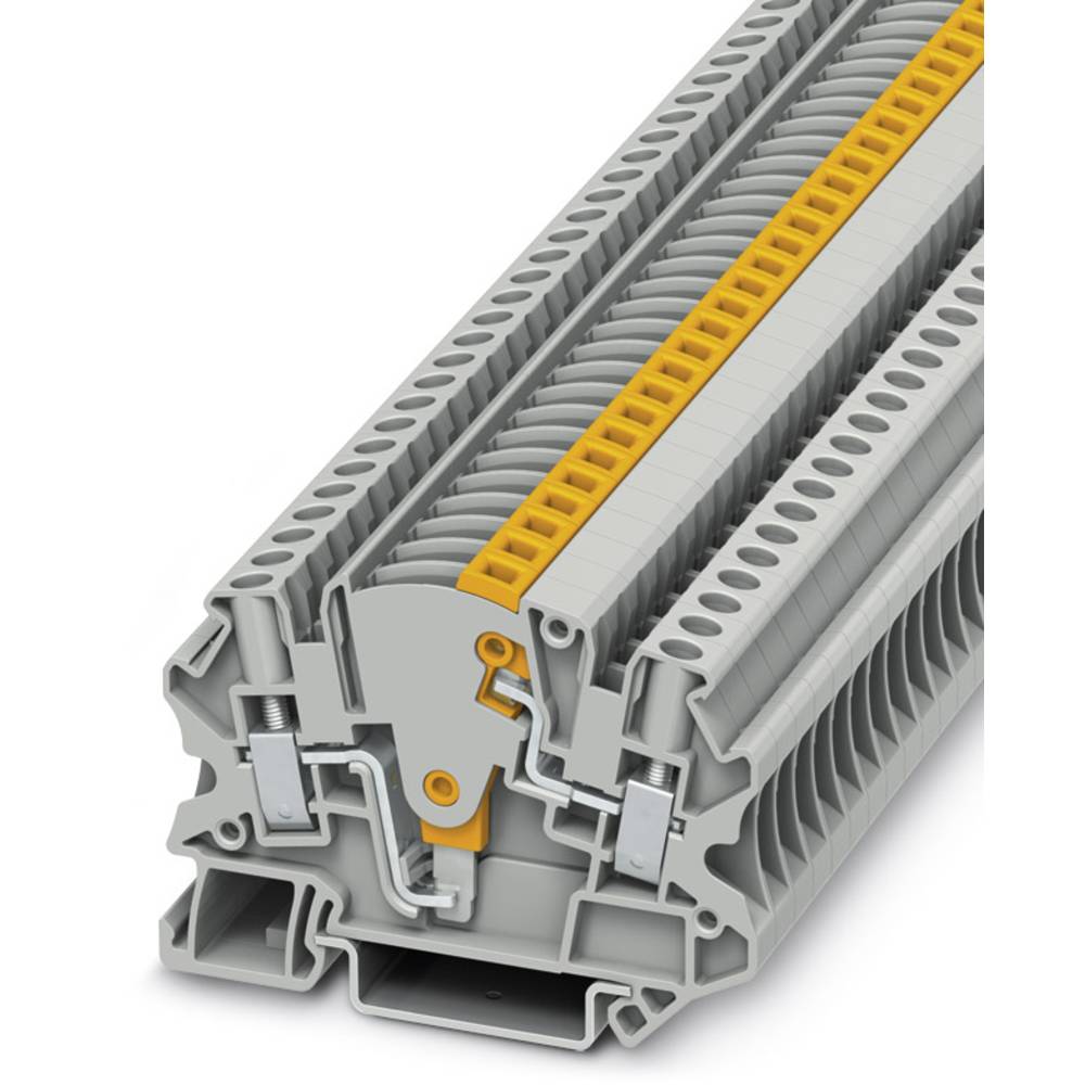 phoenixcontact Phoenix Contact UTME 4-P/P 3047453 Trennklemme Polzahl: 2 0.14mm² 6mm² Grau 50St.