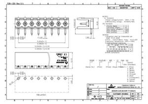 Degson Stiftgehäuse-Platine Polzahl Gesamt 4 Rastermaß: 5mm 2EDGR-5.0-04P-14-100A(H)