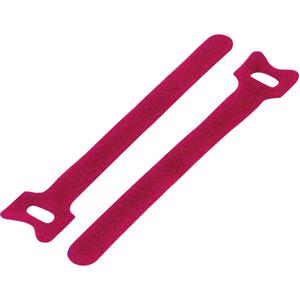 TRU COMPONENTS TC-12355408 Klittenband kabelbinder Om te bundelen Haak- en lusdeel (l x b) 150 mm x 12 mm Rood 20 stuk(s)