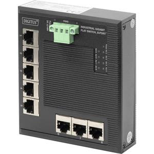 Assmann DIGITUS Industrie Gigabit Flat Switch, 8-Port DN-651127