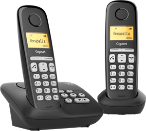 Gigaset AL385A DUO Huistelefoon Zwart