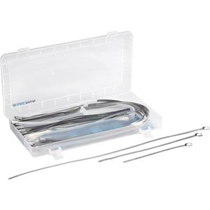 trucomponents TRU Components 1564900 Kabelbinder-Sortiment 326mm 4.6mm Silber 1St.