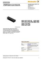 Weidmüller SL-SMT 5.08HC/12/90V 3.2SN BK BX Leiterplattensteckverbinder Gesamtpolzahl 12 Polzahl Ge