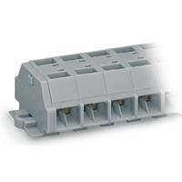 WAGO 261-256 Klemmenleiste 10mm Zugfeder Belegung: L Grau 50St.