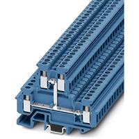 phoenixcontact Phoenix Contact MBKKB 2,5-PV BU 1414132 Durchgangsreihenklemme Polzahl: 4 0.2mm² 2.5mm² Blau 50St.