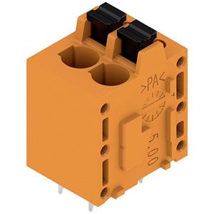Weidmüller 1330180000 Federkraftklemmblock 2.5mm² Polzahl 2 Orange 130St.