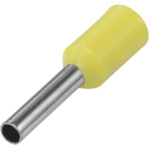 TRU COMPONENTS TC-9163716 Adereindhulzen 0.30 mm² x 6 mm Deels geïsoleerd Geel 100 stuk(s)