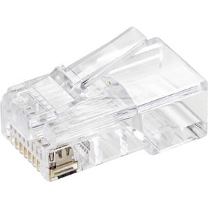 trucomponents TRU COMPONENTS Stecker, gerade Western-Stecker RJ 45 Steckverbinder Transparent TC-9202516 5St.