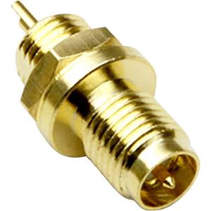 BKL Electronic 0419011 SMA-Reverse-connector Bus, inbouw verticaal 50 Ω 1 stuk(s)