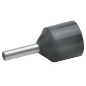 Klauke 4328 Adereindhulzen 1.50 mm² Deels geïsoleerd Zwart 100 stuk(s)