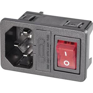 k&b K & B 59JR101-1FRS-LR150 Kaltgeräte-Steckverbinder 59JR Stecker, Einbau vertikal Gesamtpolzahl: 2 +