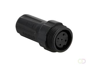 WATERDICHTE VROUWELIJKE MULTIPIN CONNECTOR - 5 PENNEN - 